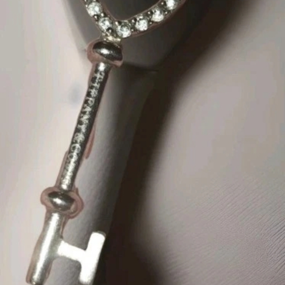 Tiffany & Co. Silver Key Pendant Necklace - Picture 2 of 7